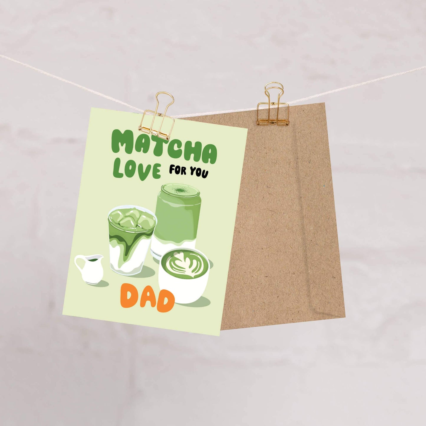 Matcha Father's Day Card