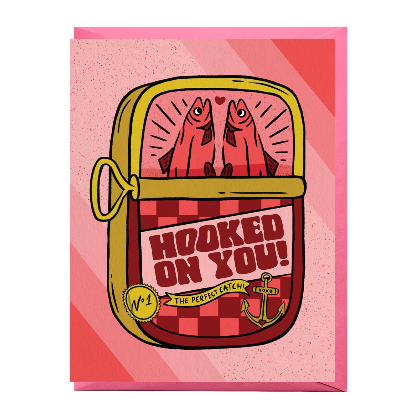 Hooked on You Love Card