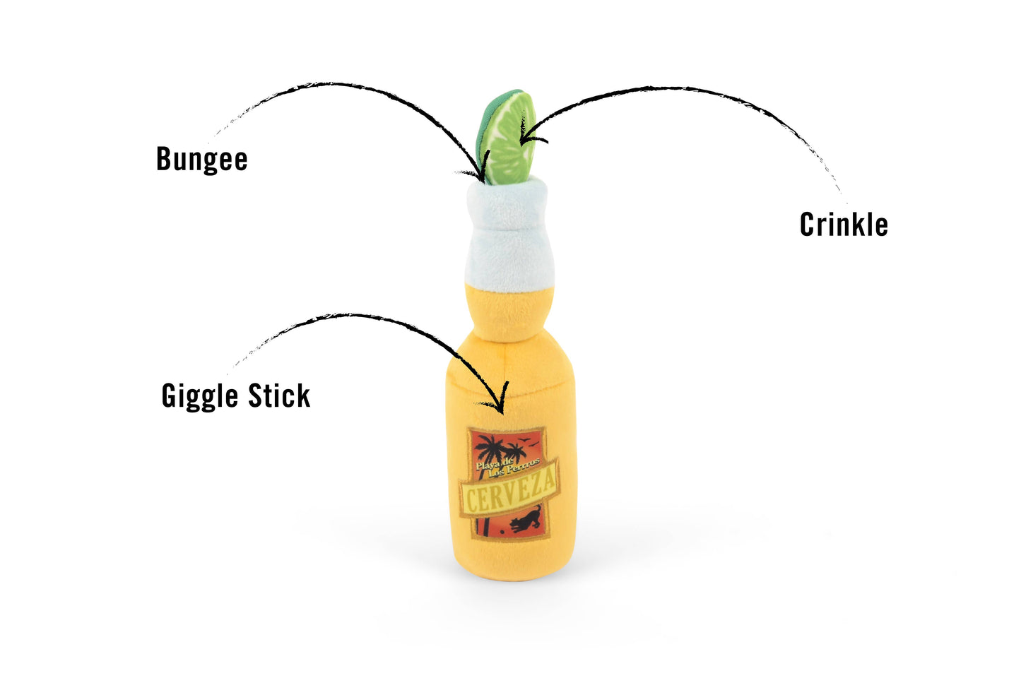 Tropical Paradise Cerveza Dog Toy