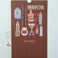 Cocktails 2025 Wall Calendar