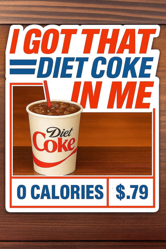 Diet Coke Food Court Sticker