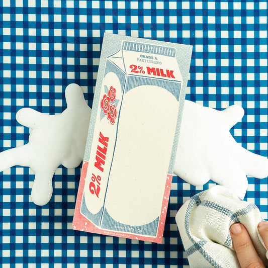 2% Milk Risograph Notepad
