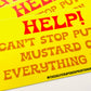 Mustard on Everything Bumper Sticker