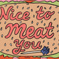 Meat Cute Note Card Set
