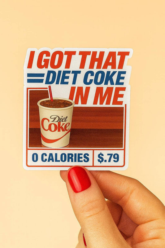Diet Coke Food Court Sticker