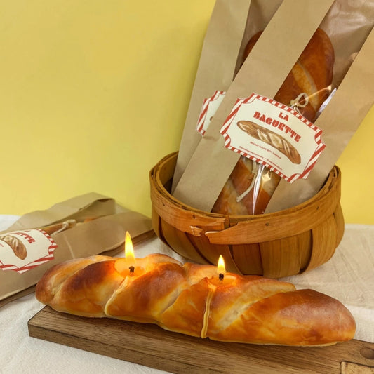 French Baguette Candle