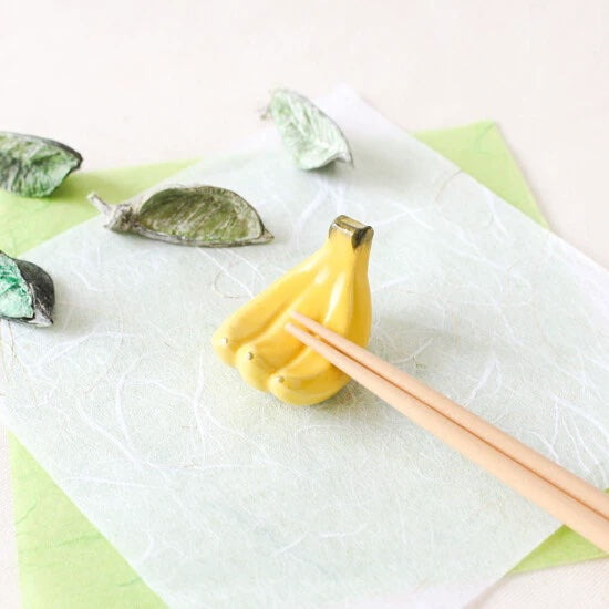 chopstick holder that looks like a banana bunch 