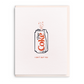 Illustration of a Diet Coke can with 'I Can't Quit You' text on a white background