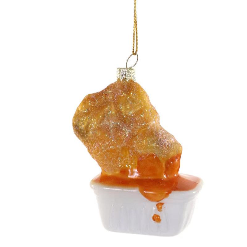 Chicken Nugget w/Dipping Sauce Ornament