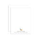 White card with Peach & Paperie logo on a white background