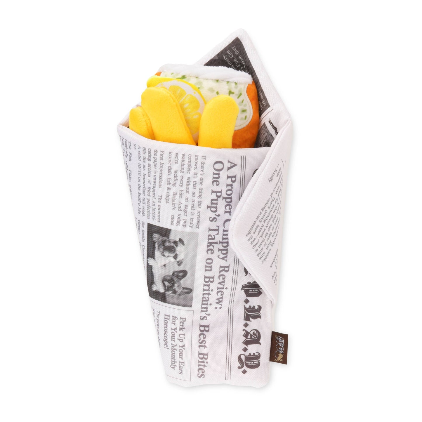 Fish and Chippy Chews Dog Toy