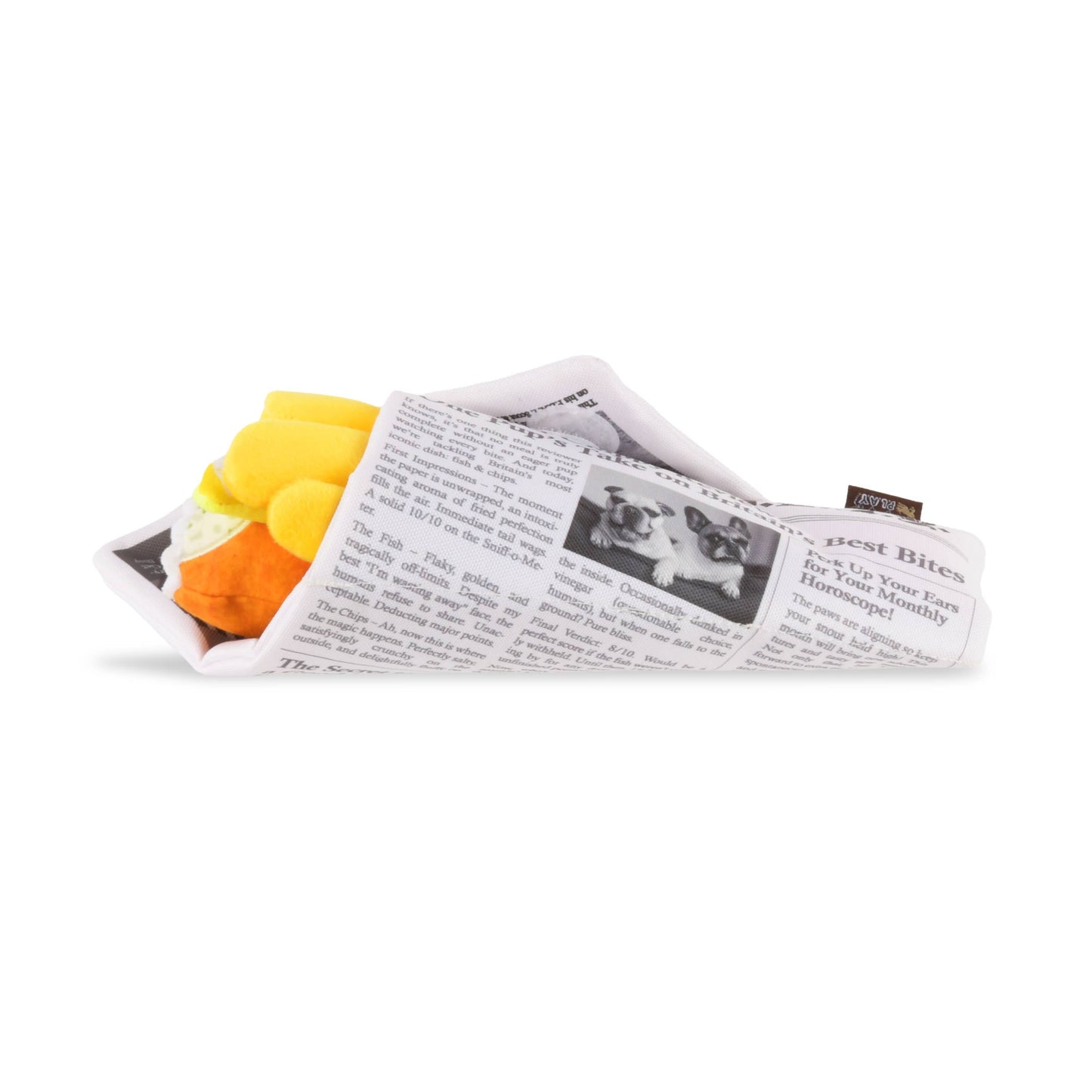 Fish and Chippy Chews Dog Toy