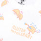 Close-up of text and image on Gluten Intolerant T-Shirt.