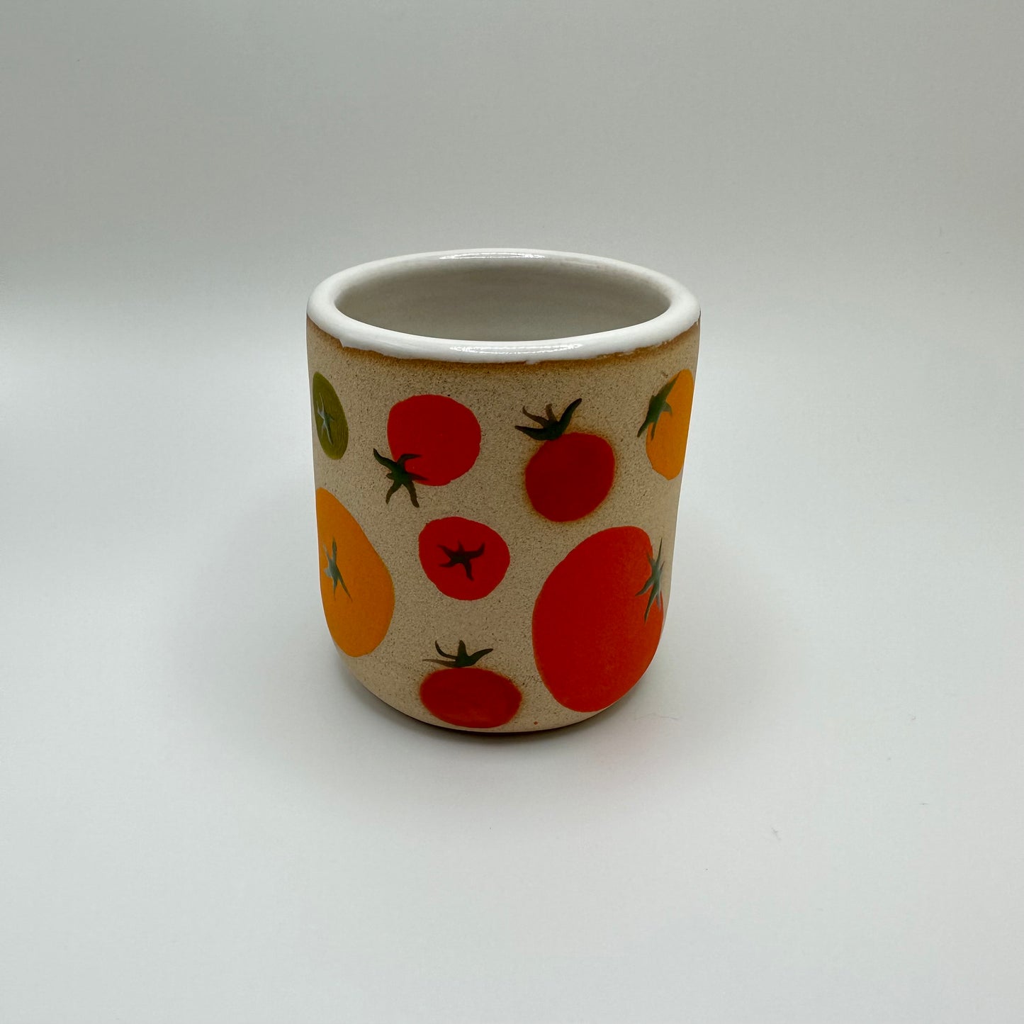 Handpainted tomato tumbler