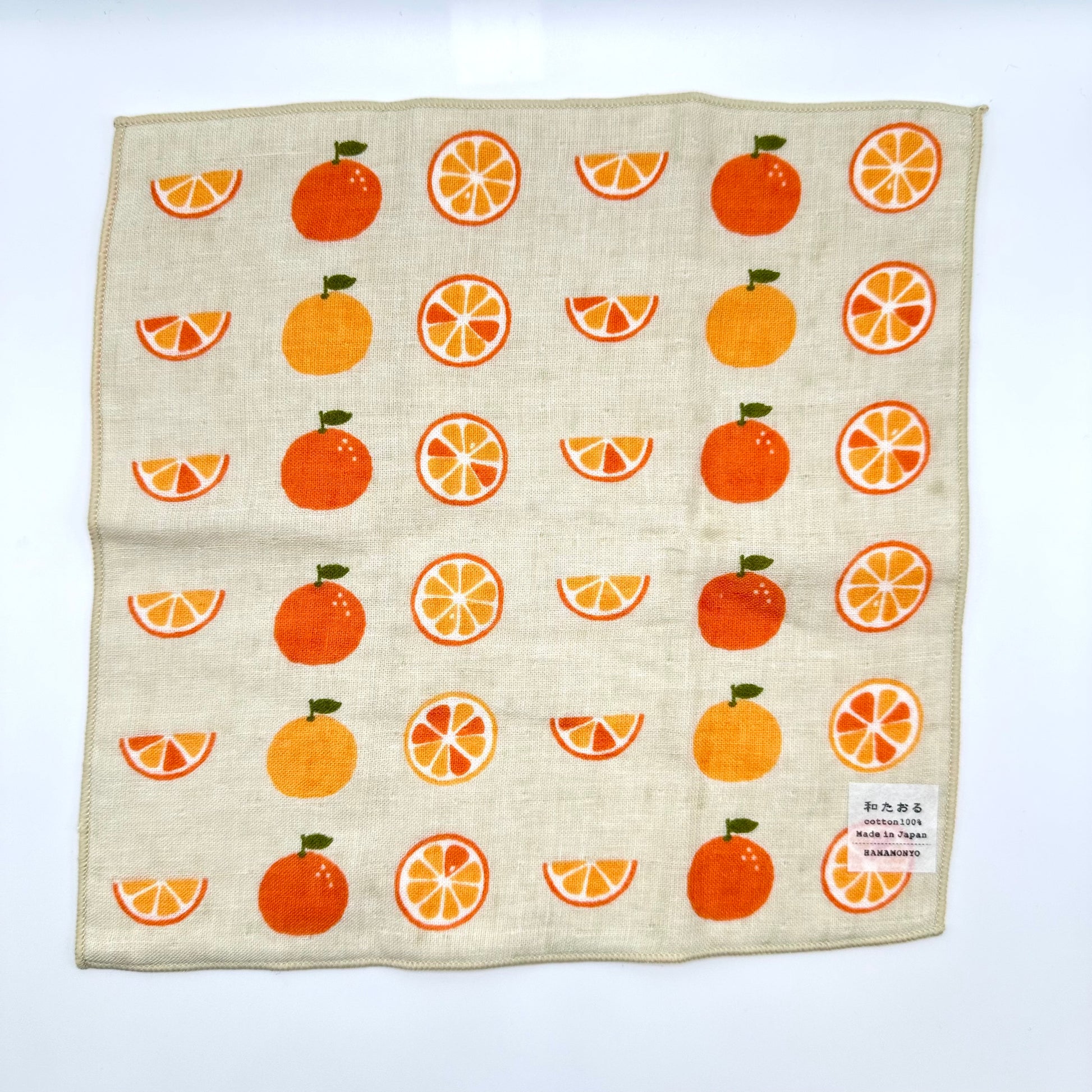 Hand towel with assorted oranges