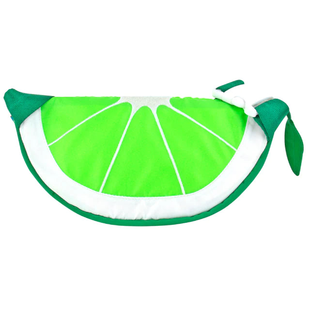 key lime fanny pack or sling bag front view 