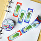 washi tape with scallion/green onion bunch design 