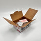 Meat Market sticker box with little stickers that look like ice packs and an invoice.