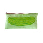 Pouch with a pickle design on a light green background