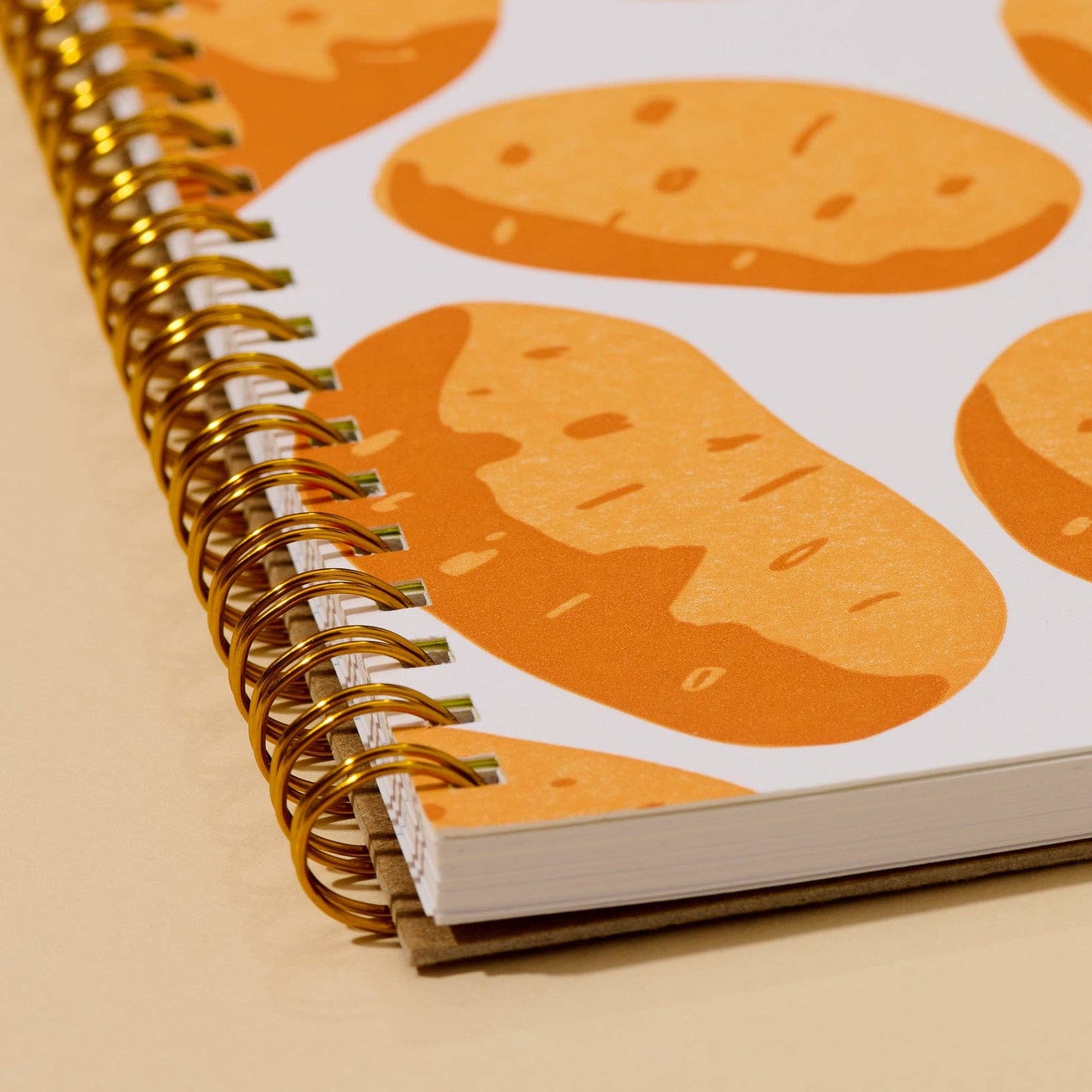 Potato Letterpress Spiral Notebook