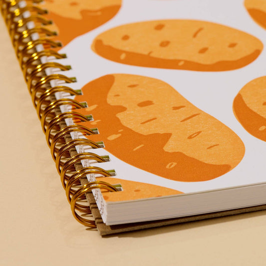 Potato Letterpress Spiral Notebook