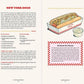 Page from 'The Hot Dog Cookbook' featuring a New York-style hot dog recipe with an illustration of a hot dog in a bun.