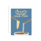 Card with noodles and text 'love you through thick and thin'