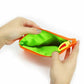 Bag open to reveal a bright green interior.