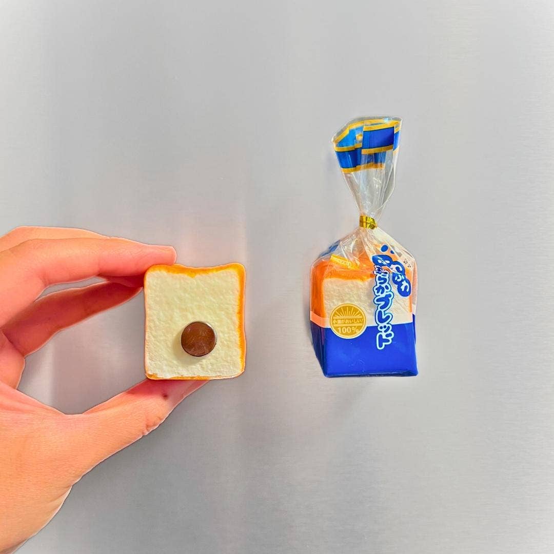 Mini Bread Toast Squishy Fridge Magnet