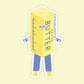Butter Barb Sticker