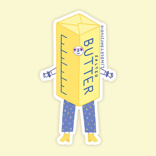 Butter Barb Sticker