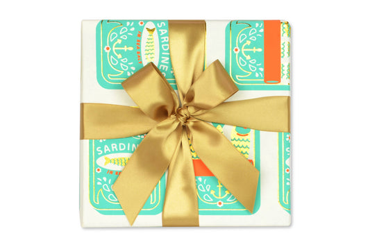 Sardine Can Gift Wrap Sheet