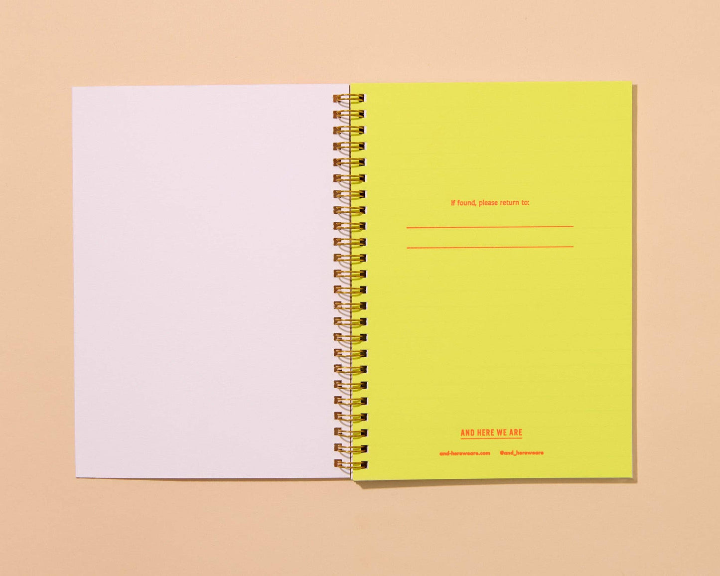 Potato Letterpress Spiral Notebook