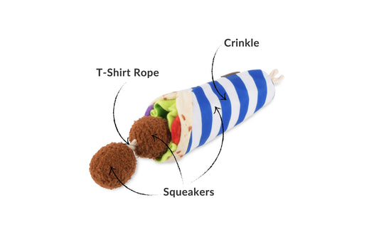Falafull of Fun Dog Toy