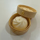 Mini Xiao Long Bao candle in a mini 3 inch steamer.