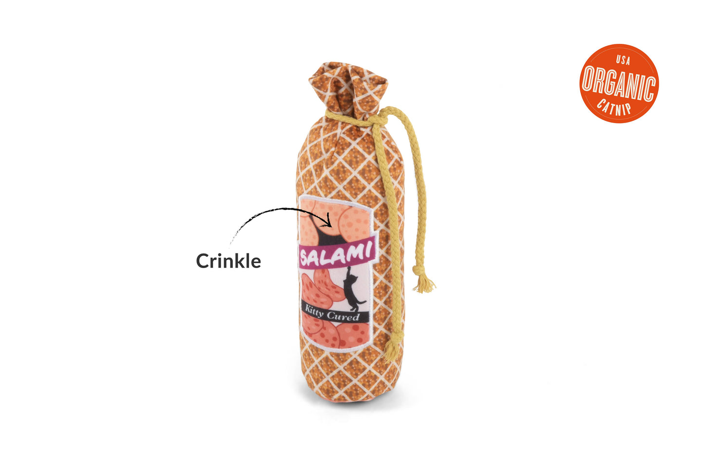 Feline Frenzy Salami Slammer Kicker Toy