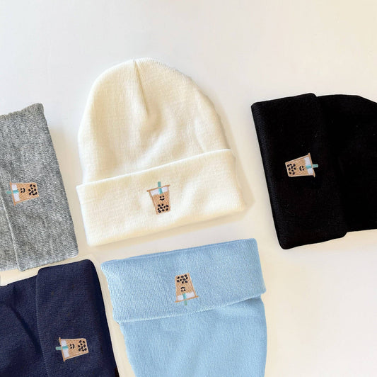 Boba Beanie - White