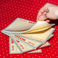 Large list style notepad designed to look like outer wrap on stick of butter 