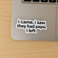 "Team Diet Coke" Holographic Vinyl Sticker