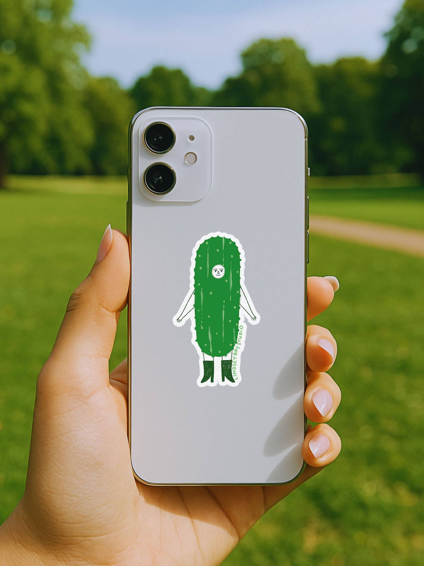 Pickle Girl Sticker