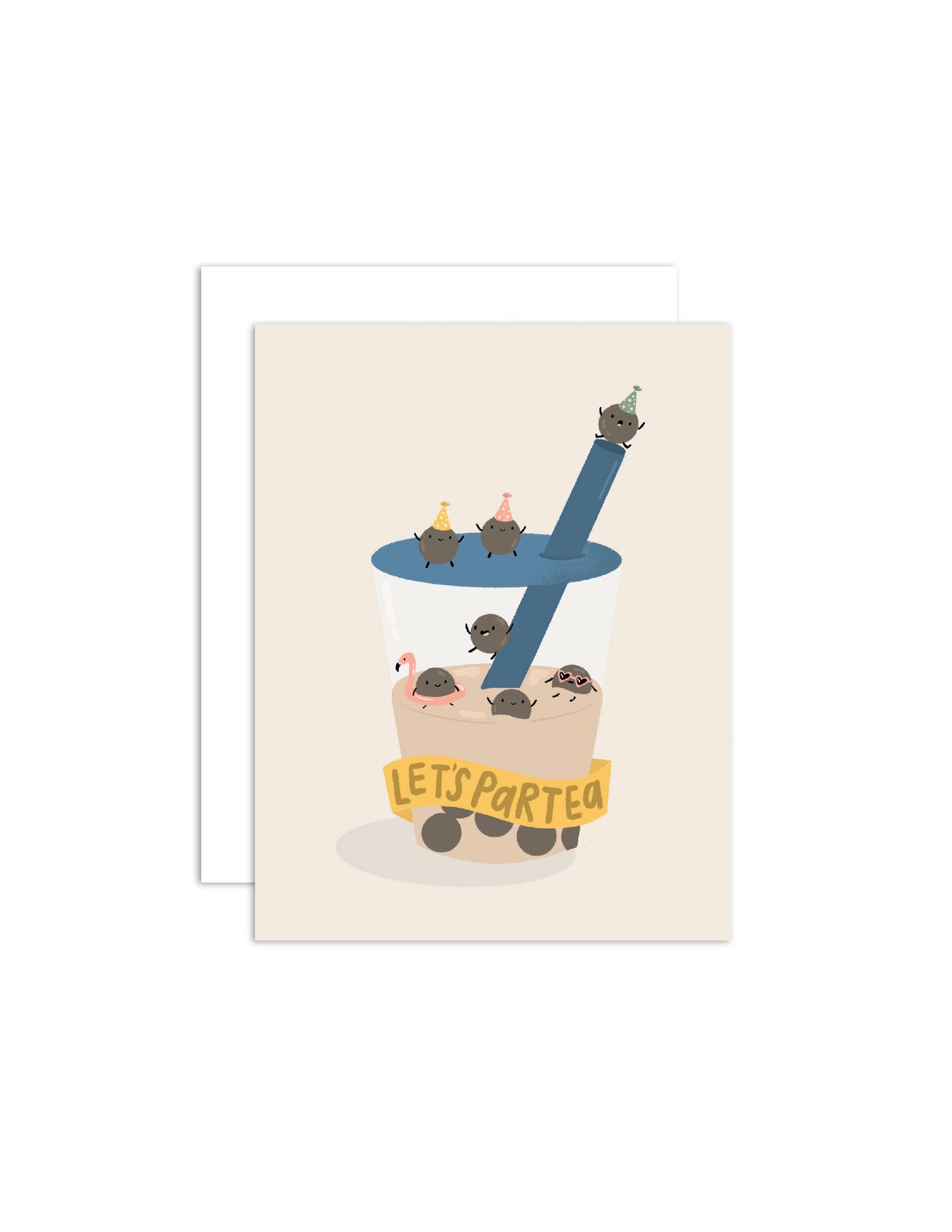 Let's Partea Birthday Boba Card