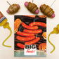 Big Franks Vintage Hot Dog Collage Card