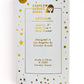 Back of boxed packaging of strawberry keychain 