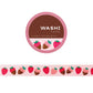 washi tape with chocolate covered strawberries as the design 