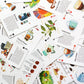 coffee themed deck of cards with various coffee topics on each card 