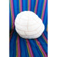 white "vanilla" pan dulce plush concha cushion