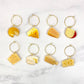 Cheese Wine Charms - Set of 8