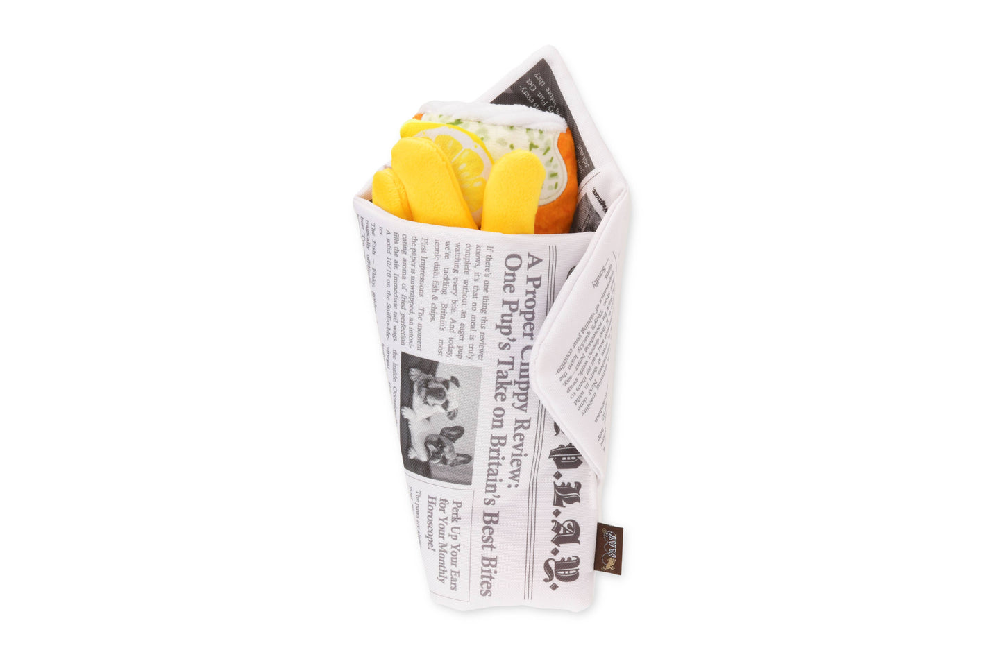 Fish and Chippy Chews Dog Toy