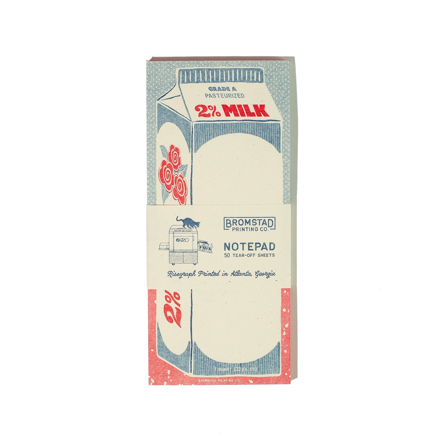 2% Milk Risograph Notepad