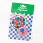 KANDS.CO air freshener packaging with a checkered pattern